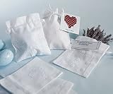 1 Sample Mini Embroidered Drawstring Gift Bag - Daisy Delight Design