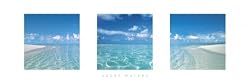 Azure Waters - Mini Door Art Print (Size: 36'' x 12'')