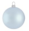 Matte Baby Blue Commercial Shatterproof Christmas Ball Ornament 10" (250mm)