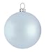 Matte Baby Blue Commercial Shatterproof Christmas Ball Ornament 10" (250mm)