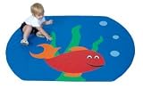 Children's Factory Shape 'N Color Mat and Matching Blocks