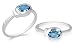 Jewelry : Oval Cut London Blue Topaz Ring Sterling Silver