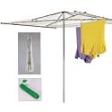 Outdoor Parallel Clothes Dryer Clothesline Large Size Steel w/ 182Ft (H150) by Whitney Design
