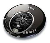 Coby Personal MP3/CD Player with 120 Second Anti-Skip Protection MPCD521, Black