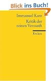 Kritik der reinen Vernunft