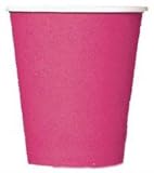 Pack of 14 x Hot Pink Paper Party Cups (9oz)