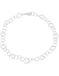 Link Necklace Pendant Sterling Silver Ch1000 17 Inch