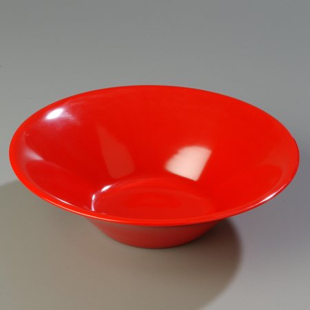 Carlisle 4381105 Bell Salad/Serving Bowl, Red (6/Case)