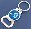 St. Louis Rams Bottle Opener Keychain
