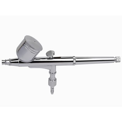 Childrens Toyshop  Third Party New : Spraymaster Precision Gravity-Feed Dual Action Airbrush - ABR1002
