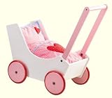 Doll's Pram White/Pink