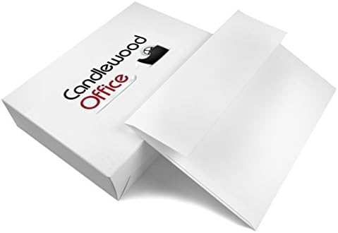 A2 White Envelopes 4 3/8" x 5 3/4" - Square Flap (100 Pack)