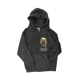 Blind Reaper Gargoyle Youth Hooded Zip Sweatshirt - Charcoal Heather