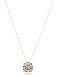 Kalan by Suzanne Kalan Champagne Diamond Cluster Necklace