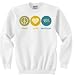 Peace Love Egyptology Dark Sweatshirt