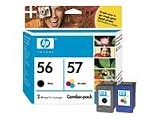 HP 56/57 Combo Pack - Cartouche d'impression - 1 x noir, couleur (cyan, magenta, jaune)
