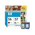 HP 56/57 Combo Pack - Cartouche d'impression - 1 x noir, couleur (cyan, magenta, jaune)