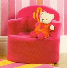 Kid's Chair and Sofa, Toddler's Armchair. Sea Collection-pink