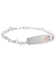 Honora "Girls" Pink Mother-Of-Pearl Identification Bracelet, 6"