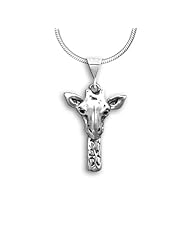 Sterling Silver Giraffe Pendant by The Magic Zoo