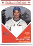 2008 Topps Heritage High Numbers Clubhouse Collection #HCC-CB Carlos Beltran - New York Mets (Authentic Piece of Game Used Jersey) (Baseball Cards)