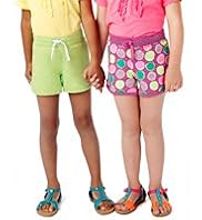 2 Pack Pure Cotton Assorted Shorts