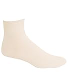 Ankle Socks | Seamless Toe | Mens Non-binding Top Socks 3 Pack, white Fits shoe sizes 7-12