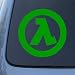 HALF LIFE - First Person Shooter - Vinyl Decal Sticker #A1430 | Vinyl Color: Green