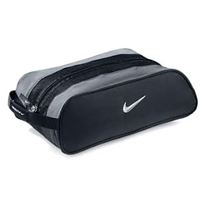 Nike Club Shoe Tote Golf Bag Black-Silver