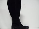 Naturalizer 'Luckie' Suede Tall Boot (Black)