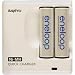 Electronics : Sanyo Eneloop 2 Pack AA NiMH Pre-Charged Rechargeable Batteries w/ Charger