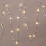 Gerson Everlasting Glow Micro Led Light String 18 Warm White Light