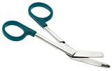 Prestige Medical 5 1/2" Listermate Bandage Scissors, Teal Handle