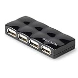 Belkin 4-Port Hi-Speed USB 2.0 Mobile Hub (F5U404-BLK)