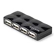 Belkin USB 2.0 4-Port USB Mobile Hub Black