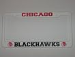 CHICAGO BLACKHAWKS Team Logo PLASTIC LICENSE PLATE FRAME