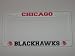 CHICAGO BLACKHAWKS Team Logo PLASTIC LICENSE PLATE FRAME
