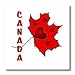 Canada - Maple Leaf - Hearts - 10x10 Iron On Heat Transfer For White Material