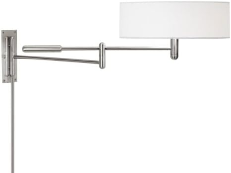 Sonneman 7002.35, Perno Swing Arm Tall Wall Sconce Lighting, 2 Light, Polished Nickel