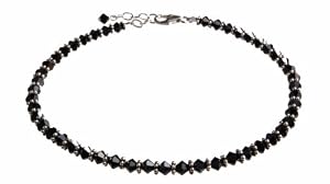 Black Crystal Anklet