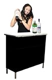 GoBar Portable High Top Party Bar,  Includes 3 Front Skirts and Carrying Case