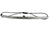 New Rhinestone 2 Strands Fashion Headband (Silver)