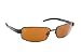 Coppermax 3703GPD-BLK Voyager Sunglasses - Nickel Silver RXable Frame with Spring Hin...