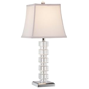 Vienna Full Spectrum Stacked Crystal Cubes Table Lamp