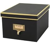 Cargo Atheneum Photo Supply Box - Black - 5-1 2 by 10 by 7-1 2-Inch