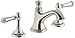 Kohler K-98068-4-SN Artifacts Bathroom Sink Lever Handles, Less Spout, Vibrant Polished Nickel, One Size