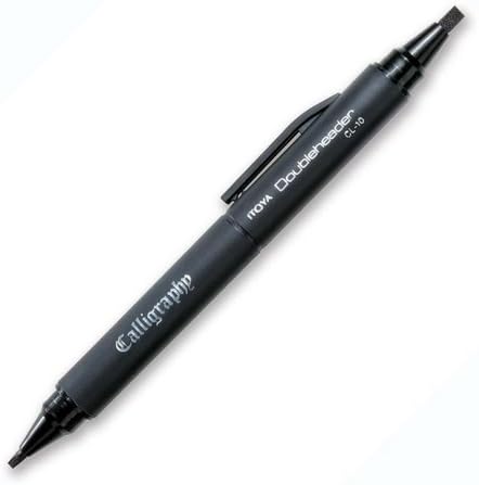 Itoya Of America, Ltd Doubleheader Calligraphy Marker, 1.5Mm/3.0Mm, Black *** Product Description: Itoya Of America, Ltd Doubleheader Calligraphy Marker, 1.5Mm/3.0Mm, Blackdual-Tip Calligraphy Pen Features Two Firm Chisel Points Of Different Widt ***