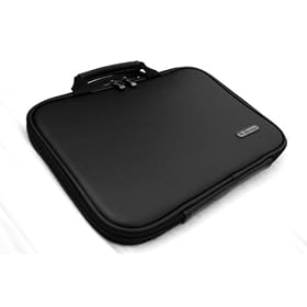 CaseCrown Premium Double Memory Foam Pouch Case - (Black) for HP 2133-KX870AT / KX869AT / KX868AT 8.9