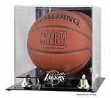 Mounted Memories Los Angeles Lakers Golden Classic Team Logo Basketball Display Case