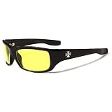 Choppers Yellow Night Rain Lens Motorcycling Sunglasses